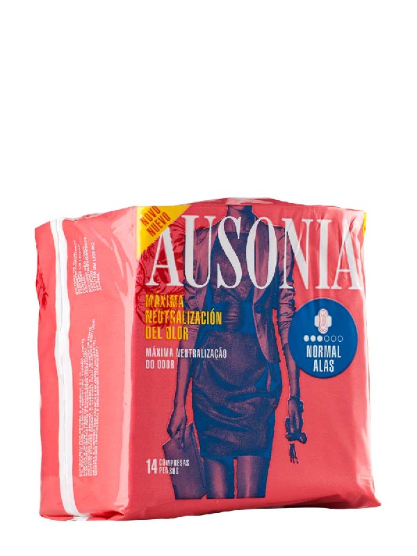 Ausonia compresa normal con alas 14 unidades