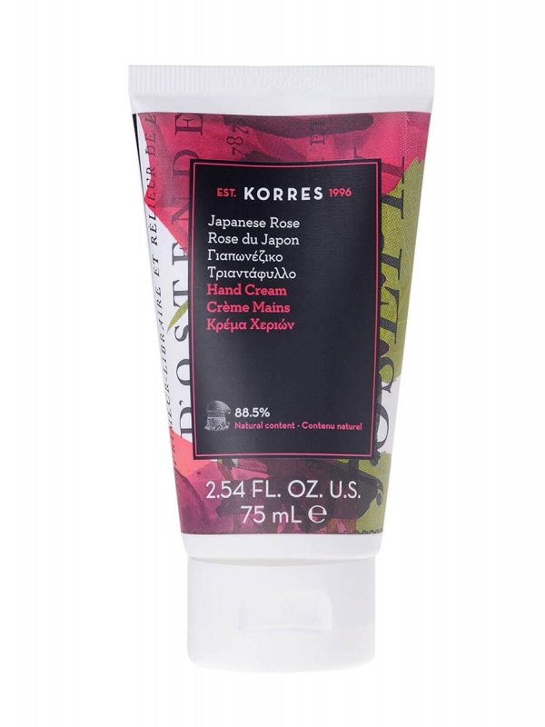 Korres crema de manos rosa japonesa 75 ml