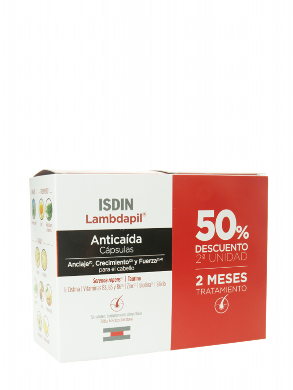Isdin lambdapil duplo 120 cápsulas