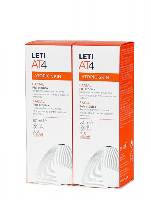 Leti at4 duplo crema facial piel atópica 50ml
