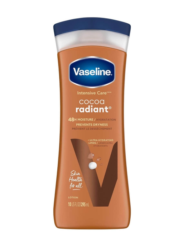 Vaseline intensive care cocoa radiant loción corporal hidratante 400ml