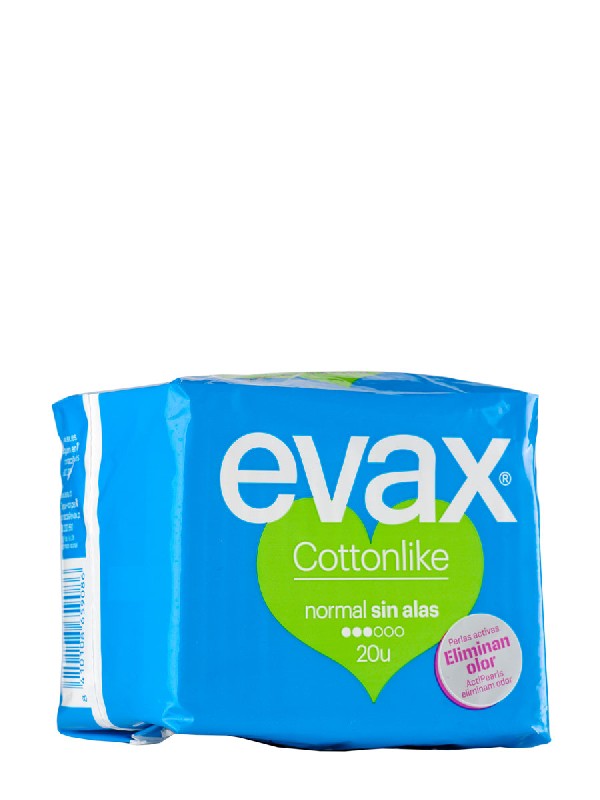 Evax  normal  sin alas 20 unidades