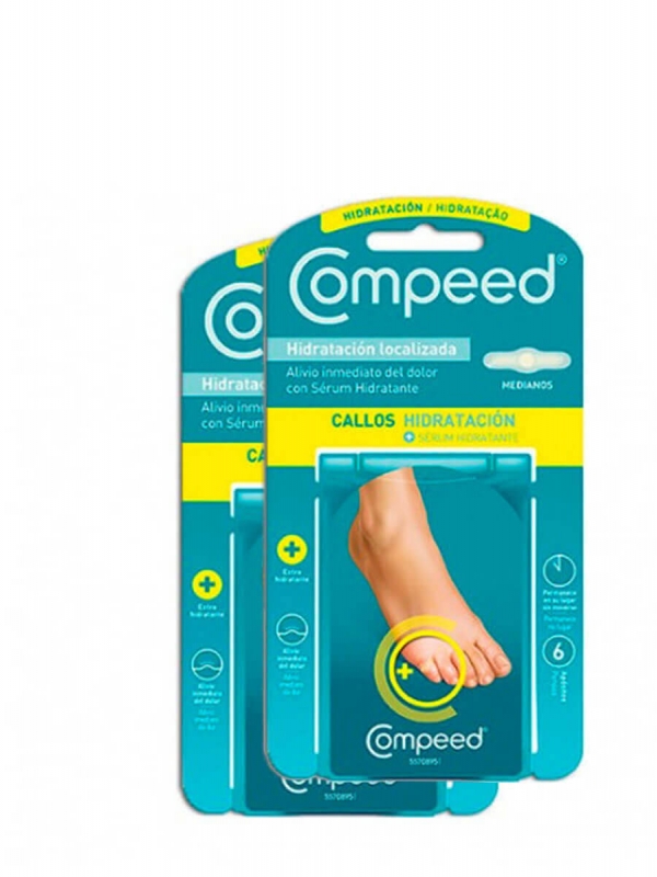 Compeed callos duplo 2x6 apósitos medianos