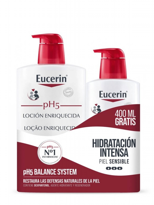 Eucerin loción enriquecida 1l+400 ml