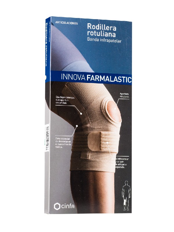 Innova rodillera rotular talla grande