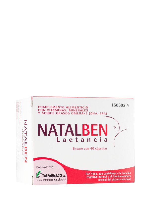 Natalben lactancia 60 cápsulas