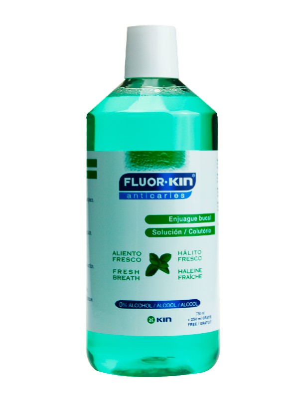 Kin fluor kin colutorio diario menta 750ml