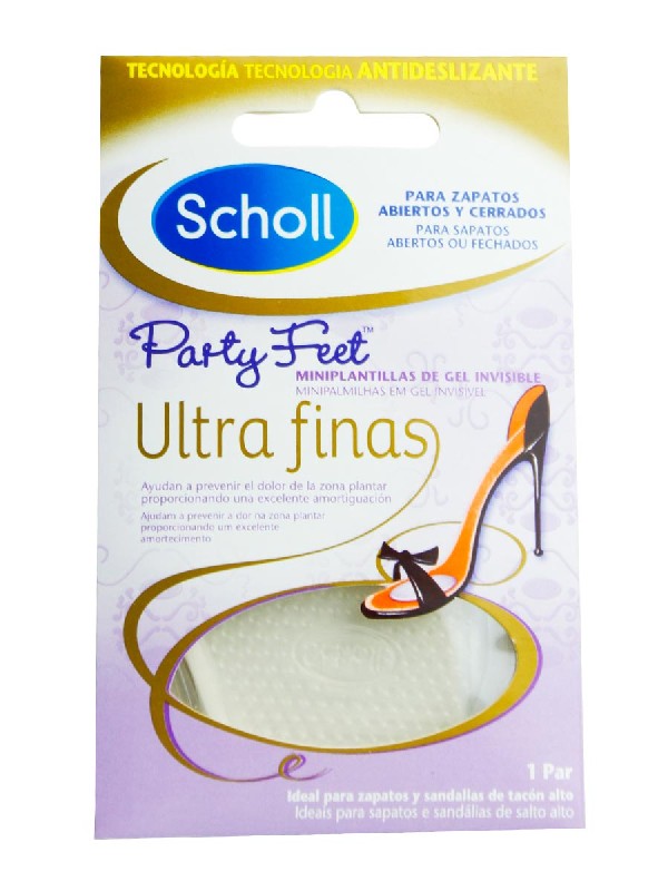 Dr scholl party feet ultrafinas plantillas