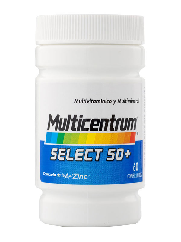 Multicentrum select 50+ 60 comprimidos