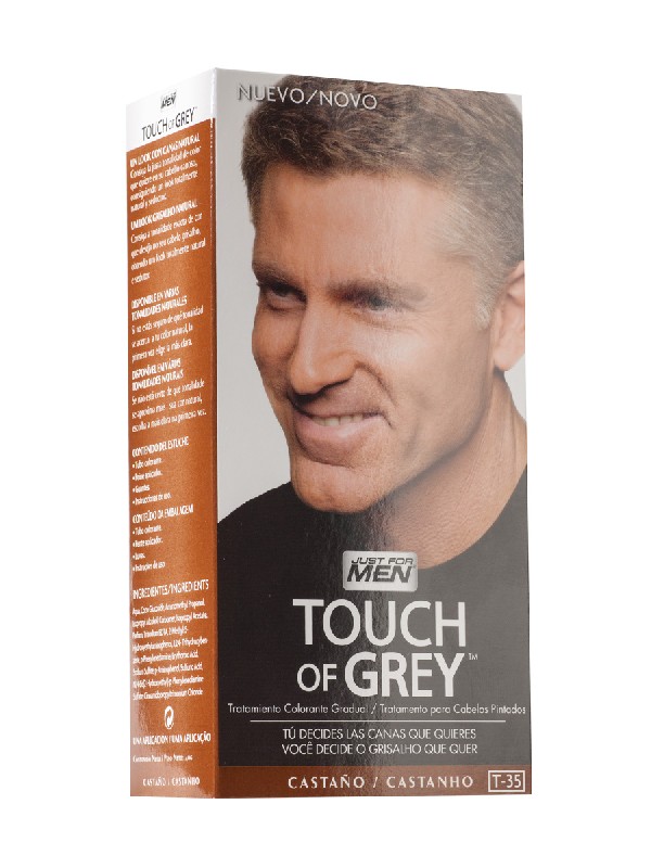 Just for men touch grey castaño
