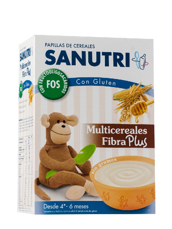 Sanutri multicereales con fibra y bifidus 600gr