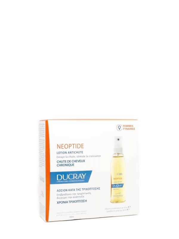 Ducray neoptide loción anticaída mujer 3x30 ml
