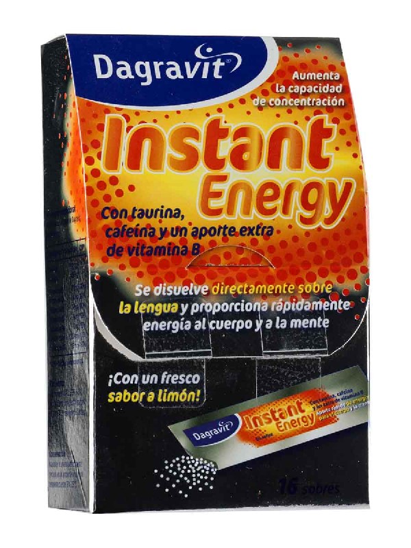 Dagravit instant energy 16 sobres granulados
