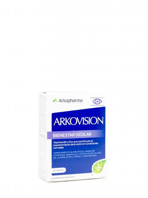 Arkopharma arkovision vitaminas bienestar ocular 30 cápsulas