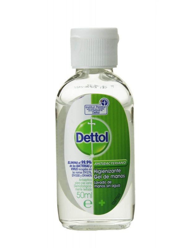 Dettol higienizante gel de manos antibacteriano 50 ml
