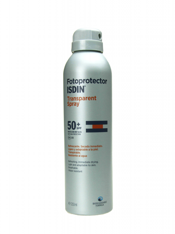 Isdin fotoprotector transparent spray spf 50 + 250ml