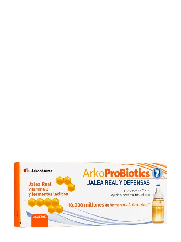 Arkopharma arkoprobiotics jalea real y defensas para adultos 7 dosis
