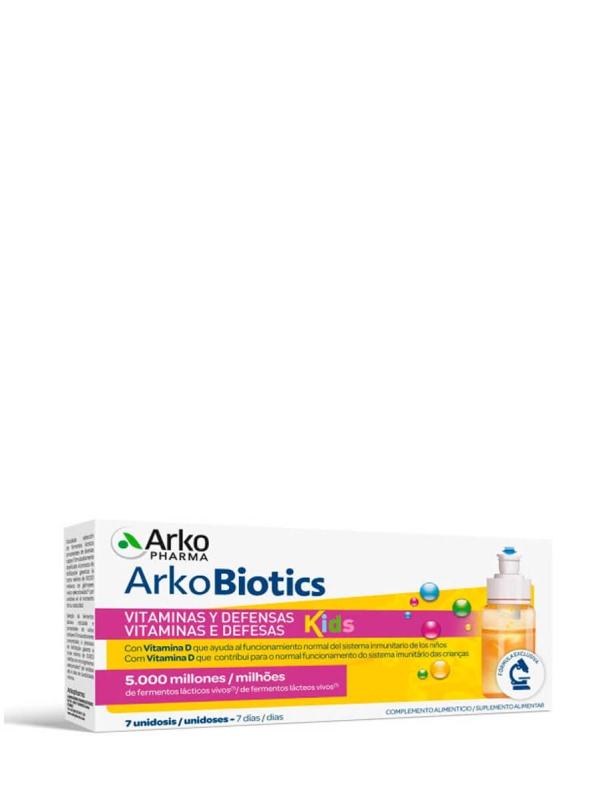 Arkopharma arkobiotics jalea real y defensas para niños 7 dosis
