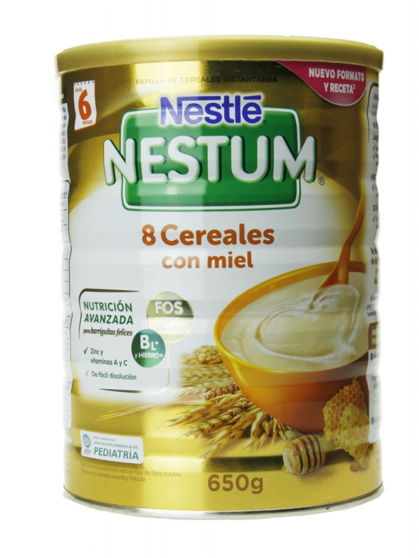 Nestle nestum 8 cereales miel 500 gr