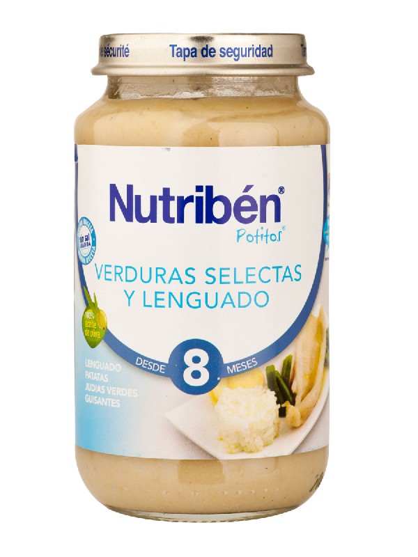 Nutriben lenguado verdura 250 gr