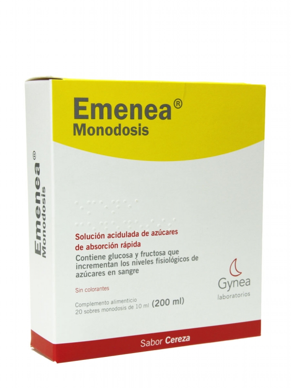 Emenea monodosis cereza 20 sobres 10 ml