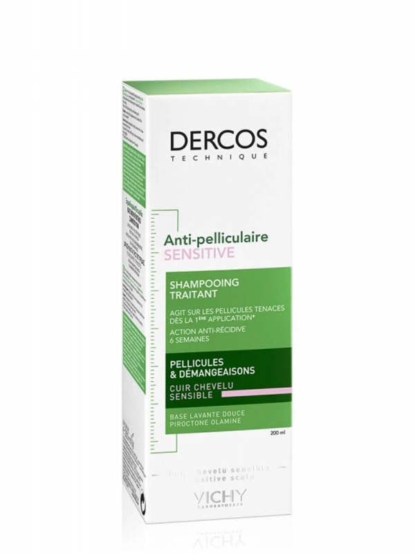 Vichy dercos champú anticaspa sensible 200 ml