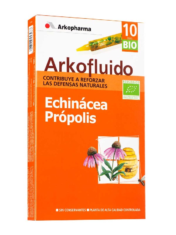Echinácea + própolis arkofluido, 10 ampollas