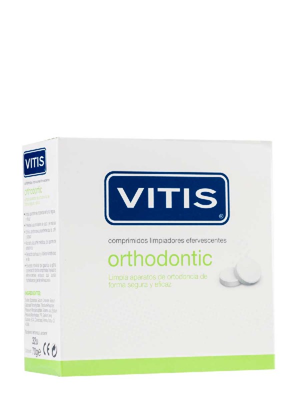 Vitis orthodontic comprimidos limpiadores 32 unidades