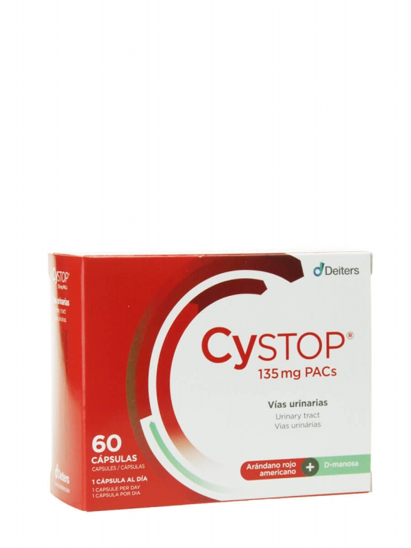 Deiters cystop 135 mg pacs 60 cápsulas.