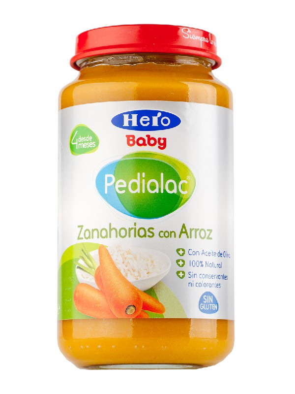 Pedialac potito zanahorias con arroz