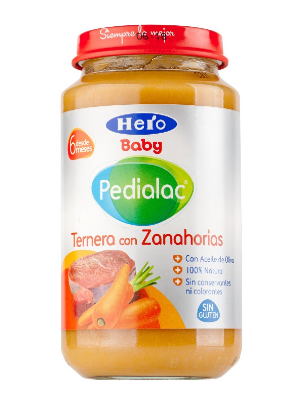 Pedialac potito ternera zanahorias
