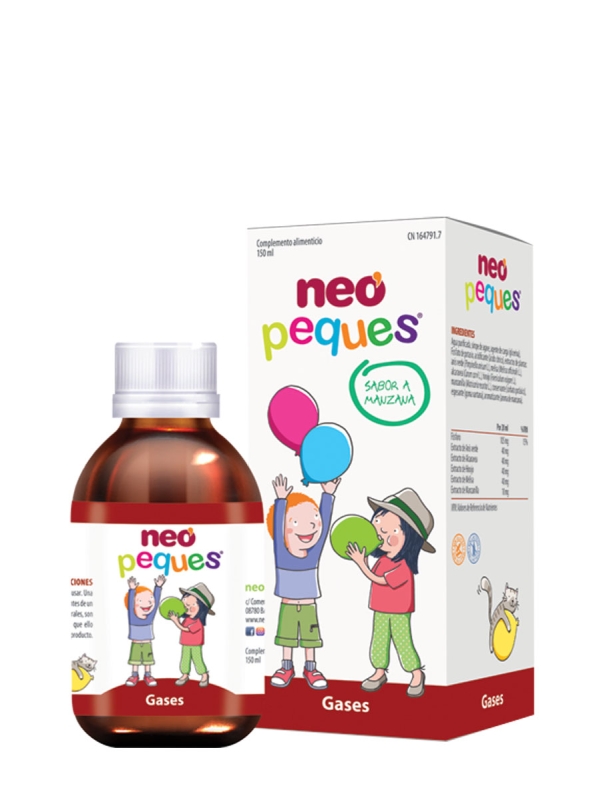 Neo peques gases sabor manzana 150 ml