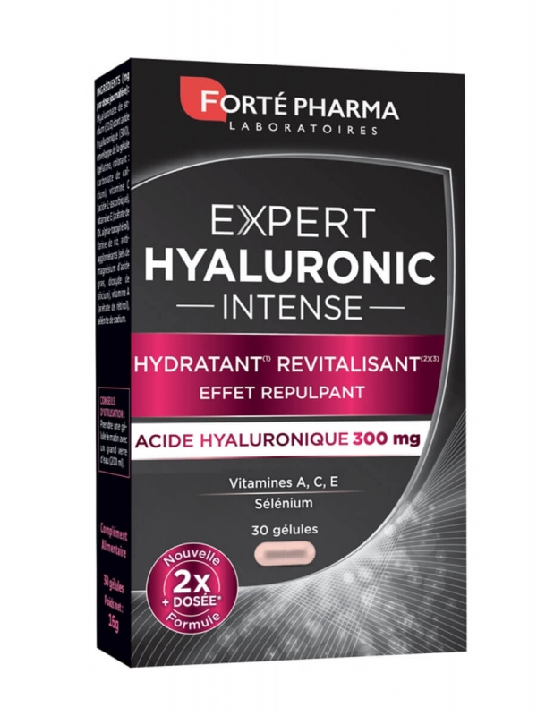 Forte pharma expert hialurónico+colágeno 30 cápsulas
