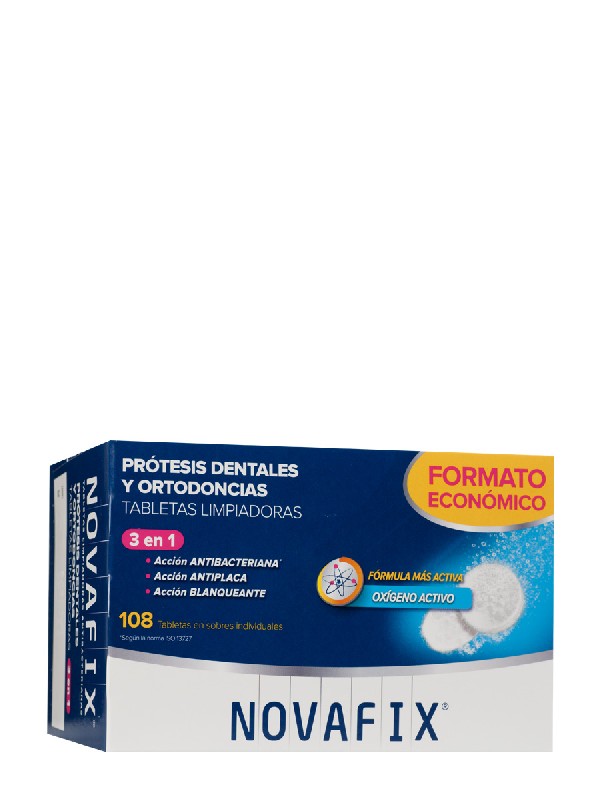 Formato ahorro novafix tabletas antibacterianas 108 tabletas