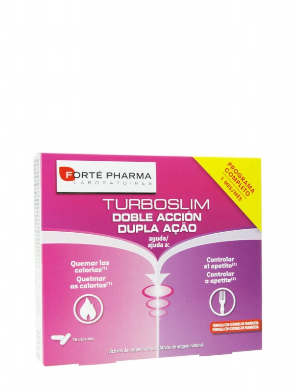 Forte pharma turboslim doble acción 56 cápsulas