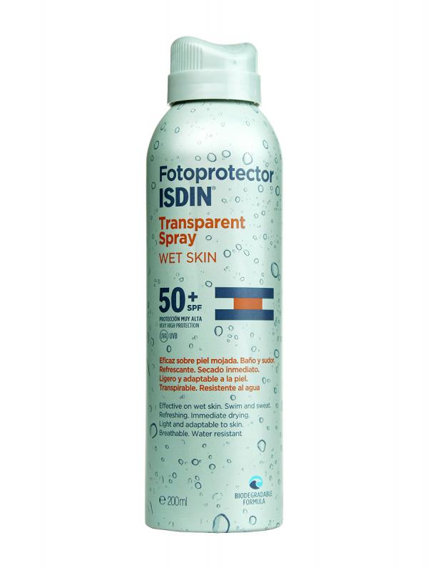 Isdin ® fotoprotector transparent spray wet skin 50+ 200ml