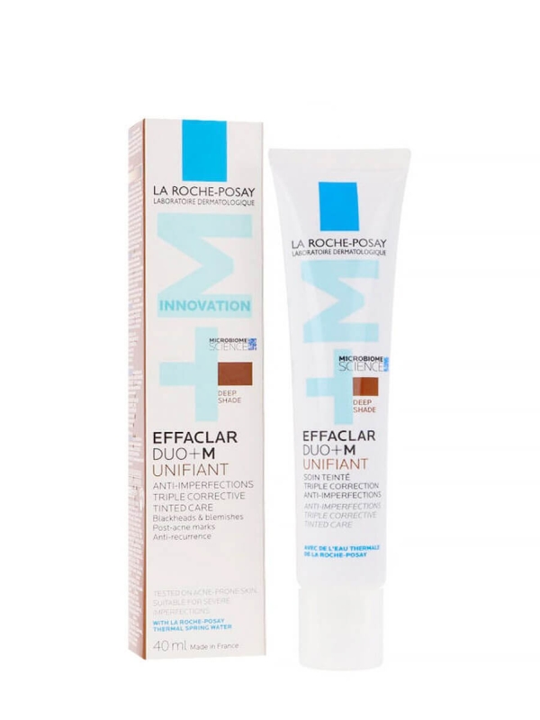 La roche posay effaclar duo+ m unifiant crema correctora tono oscuro 40 ml