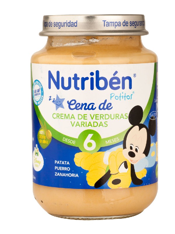 Nutriben cena crema de verduras variadas 200gr