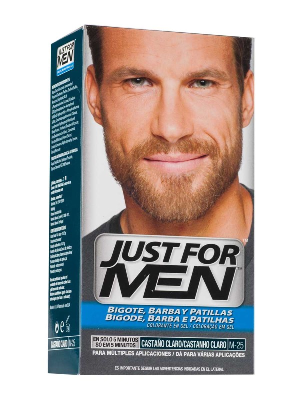 Just for men bigote y barba gel colorante 30 cc