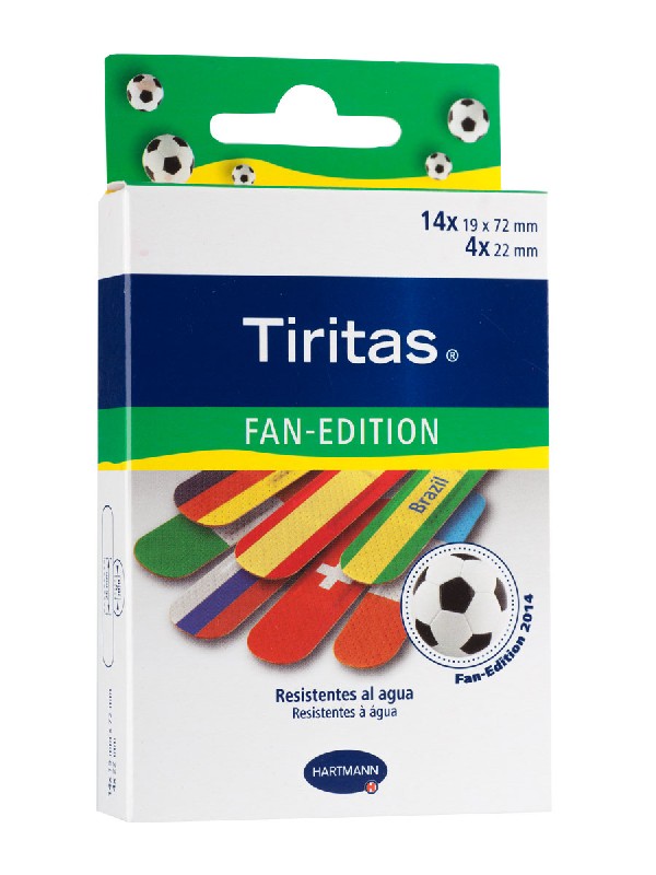 Tiritas brazil fan edition 18 unidades surtido