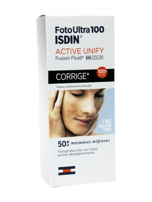 Isdin foto ultra 100 active unify fusion fluid sin color spf 50+ 50ml