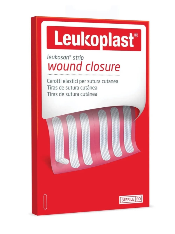 Leukoplast leukosan strip sutura cutanea esteril tira 6x38 mm 6 unidades
