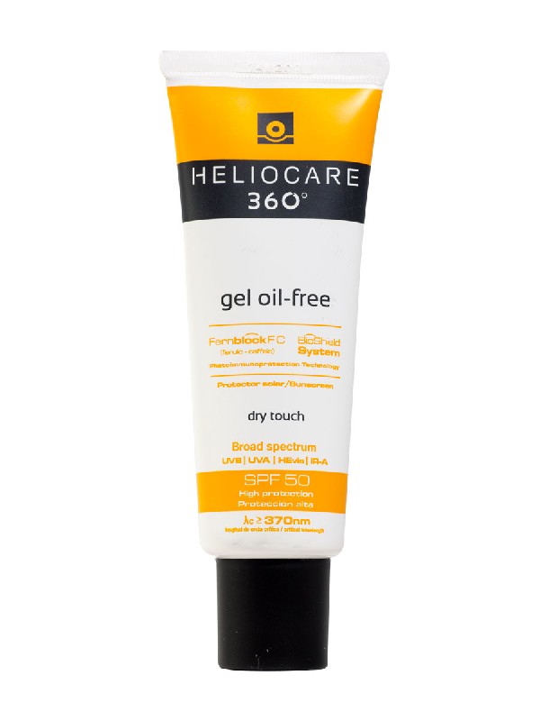 Heliocare® 360º gel oil free protección 50 spf 50 ml