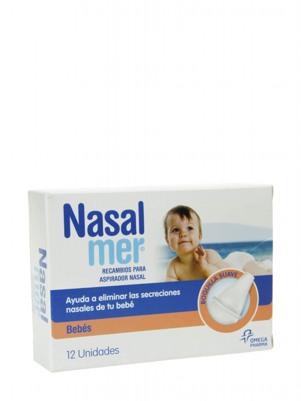 Nasalmer aspirador nasal recambio 12 boquillas