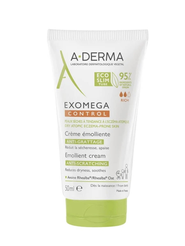 A-derma exomega control crema emoliente 50ml