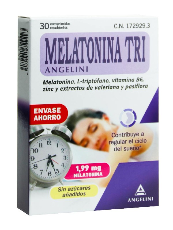 Angelini melatonina tri 30 comprimidos