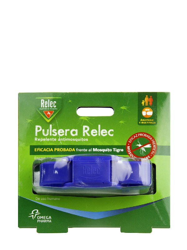 Pulsera antimosquitos relec color azul