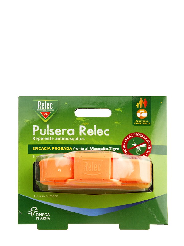 Relec pulsera antimosquitos color naranja