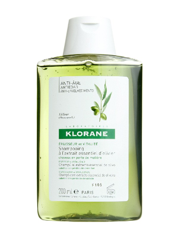 Champú al extracto esencial de olivo klorane 200ml