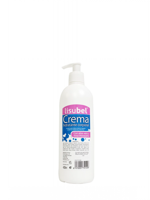 Lisubel crema corporal 400 ml